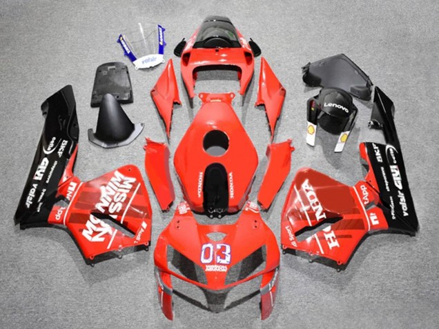 Compra Carenados Moto Honda CBR600RR 2005-2006 - Rojo Negro Blanco 03