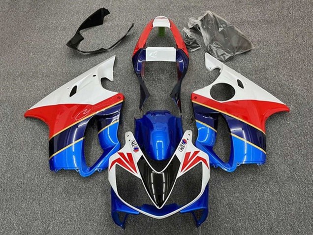 Compra Carenados Moto Honda CBR600 F4i 2001-2003 - Blanco Rojo Azul Azul Oscuro