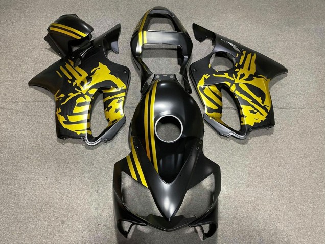Compra Carenados Moto Honda CBR600 F4i 2001-2003 - Oro Negro Mate Cráneo