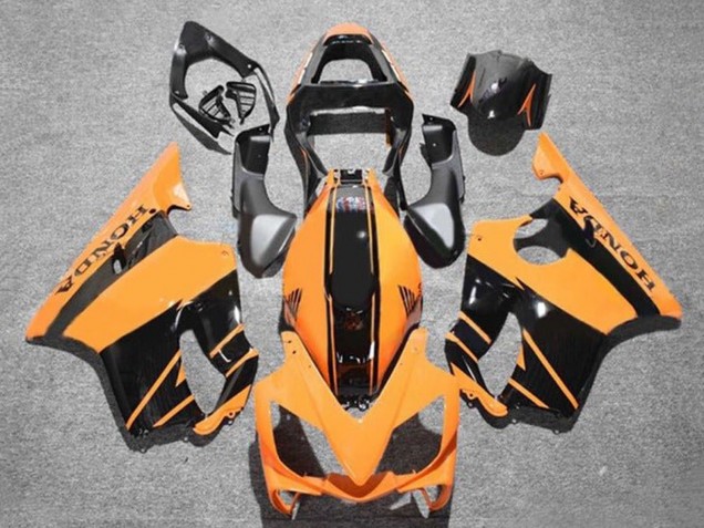 Compra Carenados Moto Honda CBR600 F4i 2001-2003 - Naranja Negro Brillante Raya