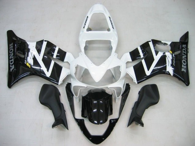 Compra Carenados Moto Honda CBR600 F4i 2001-2003 - Blanco Negro Brillante