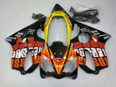 Compra Carenados Moto Honda CBR600 F4i 2004-2007 - Amarillo Naranja Negro Brillante Rossi