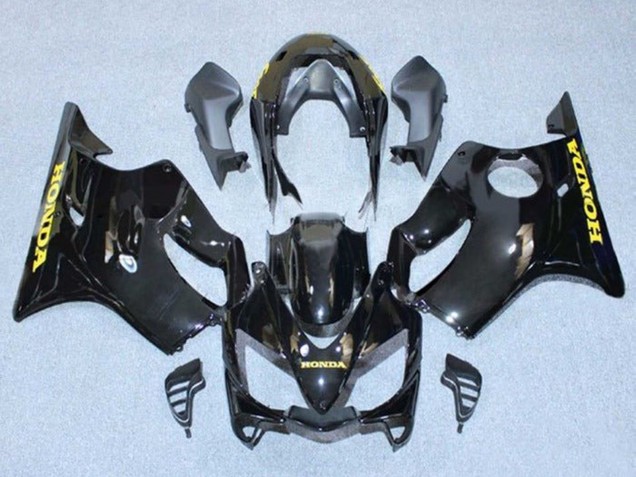 Compra Carenados Moto Honda CBR600 F4i 2004-2007 - Negro Brillante Oro Calcomanías