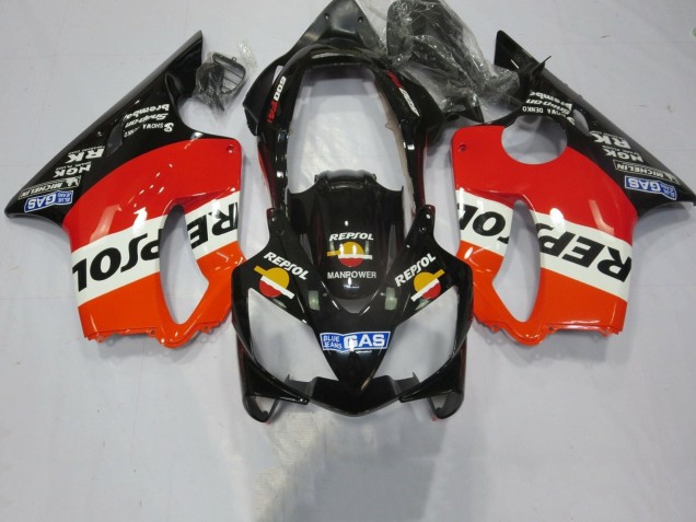 Compra Carenados Moto Honda CBR600 F4i 2004-2007 - Naranja Blanco Rojo Negro Brillante Repsol