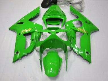 Compra Carenados Moto Kawasaki ZX6R 2003-2004 - Verde Oro Calcomanía