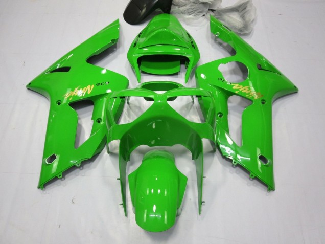 Compra Carenados Moto Kawasaki ZX6R 2003-2004 - Verde Oro Calcomanía