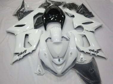 Compra Carenados Moto Kawasaki ZX6R 2005-2006 - Blanco Negro