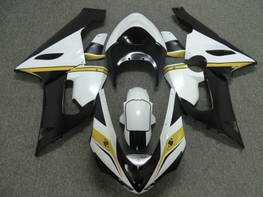 Compra Carenados Moto Kawasaki ZX6R 2005-2006 - Blanco Negro Amarillo