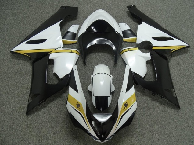 Compra Carenados Moto Kawasaki ZX6R 2005-2006 - Blanco Negro Amarillo