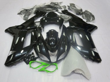Compra Carenados Moto Kawasaki ZX6R 2007-2008 - Negro Brillante Neon Verde