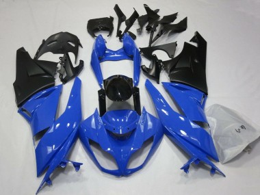 Compra Carenados Moto Kawasaki ZX6R 2007-2008 - Azul Negro Negro Mate