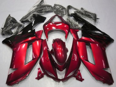 Compra Carenados Moto Kawasaki ZX6R 2007-2008 - Rojo Caramelo Negro