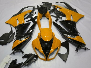 Compra Carenados Moto Kawasaki ZX6R 2007-2008 - Naranja Negro