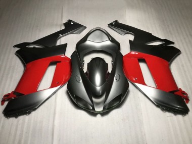 Compra Carenados Moto Kawasaki ZX6R 2007-2008 - Plata Rojo