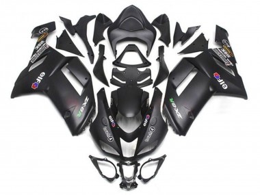 Compra Carenados Moto Kawasaki ZX6R 2007-2008 - Negro Mate Elf