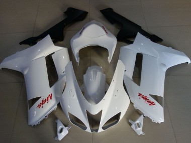 Compra Carenados Moto Kawasaki ZX6R 2007-2008 - Blanco Rojo