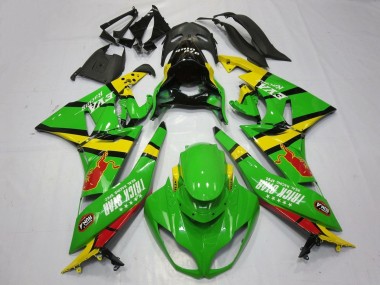 Compra Carenados Moto Kawasaki ZX6R 2009-2012 - Verde Amarillo Rojo Negro Trick Star Rojo Bull