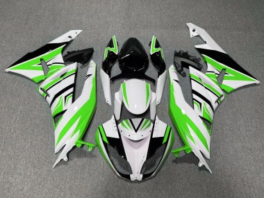 Compra Carenado Moto Kawasaki ZX6R 2009-2012 - Blanco Verde Negro