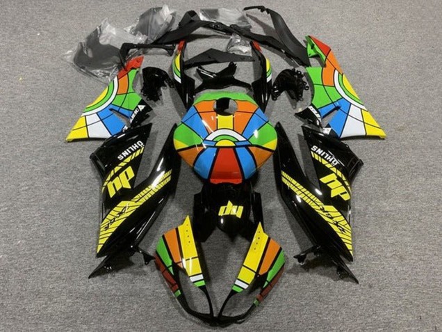 Compra Carenados Moto Kawasaki ZX6R 2009-2012 - Negro Brillante Multicolor