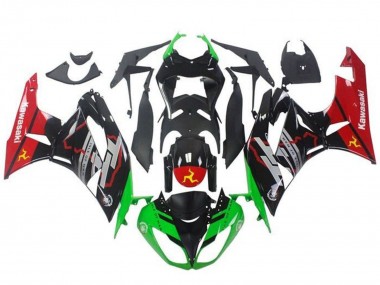 Compra Carenados Moto Kawasaki ZX6R 2009-2012 - Verde Negro Brillante Rojo