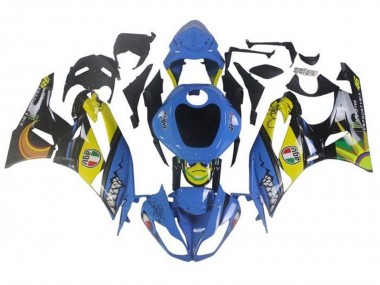Compra Carenados Moto Kawasaki ZX6R 2009-2012 - Azul Amarillo Tiburón