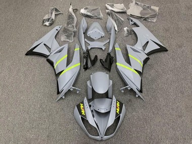 Compra Carenados Moto Kawasaki ZX6R 2009-2012 - Gris Amarillo Raya
