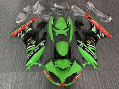 Compra Carenados Moto Kawasaki ZX6R 2009-2012 - Verde Negro Brillante Rojo Amarillo Monstruo Motocard