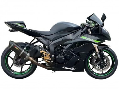 Compra Carenados Moto Kawasaki ZX6R 2009-2012 - Negro Mate Verde