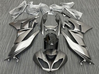 Compra Carenados Moto Kawasaki ZX6R 2009-2012 - Plata Mate Negro