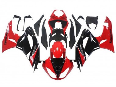 Compra Carenado Moto Kawasaki ZX6R 2009-2012 - Rojo Negro Brillante
