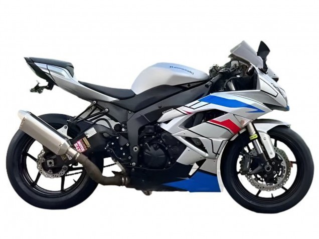 Compra Carenados Moto Kawasaki ZX6R 2009-2012 - Blanco Azul Rojo Negro