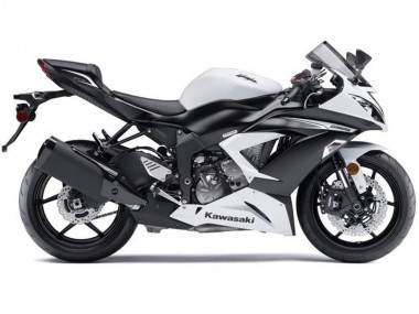Compra Kit Carenados Moto Kawasaki ZX6R 2013-2018 - Blanco Negro Mate