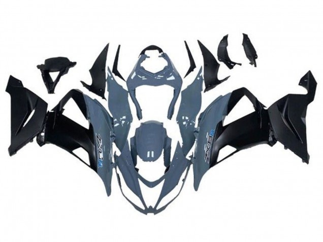 Compra Carenados Moto Kawasaki ZX6R 2013-2018 - Gris Negro Mate
