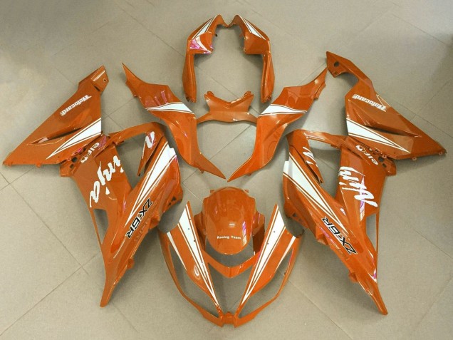 Compra Carenados Moto Kawasaki ZX6R 2013-2018 - Naranja Blanco