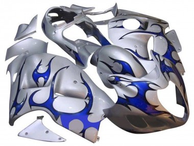 Compra Carenados Moto Suzuki GSXR1000 1996-2007 - Plata Azul Tribal
