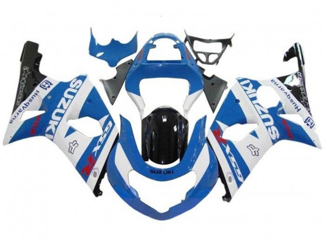 Compra Carenados Moto Suzuki GSXR1000 2000-2002 - Blanco Azul Claro Negro Brillante Rojo