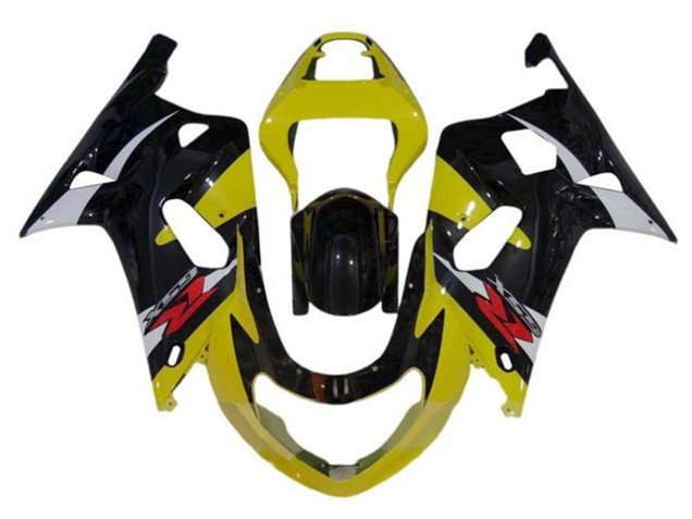 Compra Carenados Moto Suzuki GSXR1000 2000-2002 - Amarillo Plata Negro Brillante Rojo