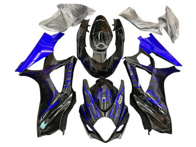 Compra Carenados Moto Suzuki GSXR 1000 2005-2006 - Negro Azul Llama