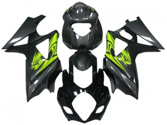 Compra Carenados Moto Suzuki GSXR 1000 2005-2006 - Negro Gris Neon Amarillo