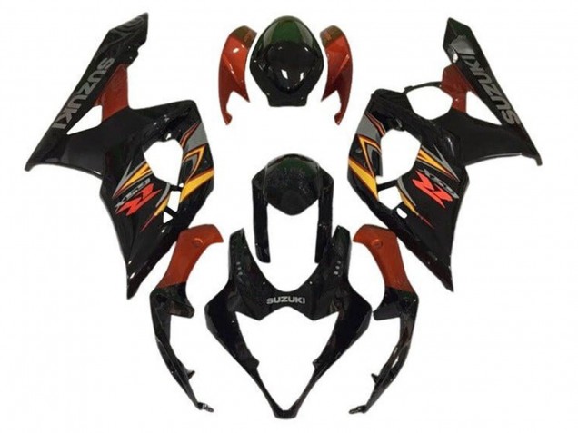 Compra Carenados Moto Suzuki GSXR 1000 2005-2006 - Negro Rojo Amarillo Gris