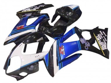 Compra Carenados Moto Suzuki GSXR 1000 2005-2006 - Negro Brillante Azul Blanco Corona