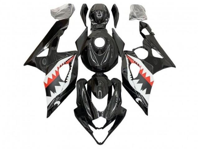 Compra Carenados Moto Suzuki GSXR 1000 2005-2006 - Negro Blanco Rojo Tiburón