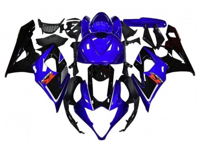 Compra Carenados Moto Suzuki GSXR 1000 2005-2006 - Azul Negro Blanco Raya