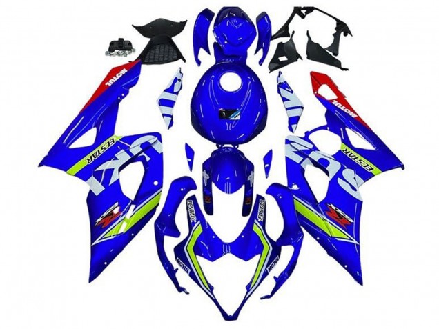 Compra Carenados Moto Suzuki GSXR 1000 2005-2006 - Azul Verde Blanco Rojo