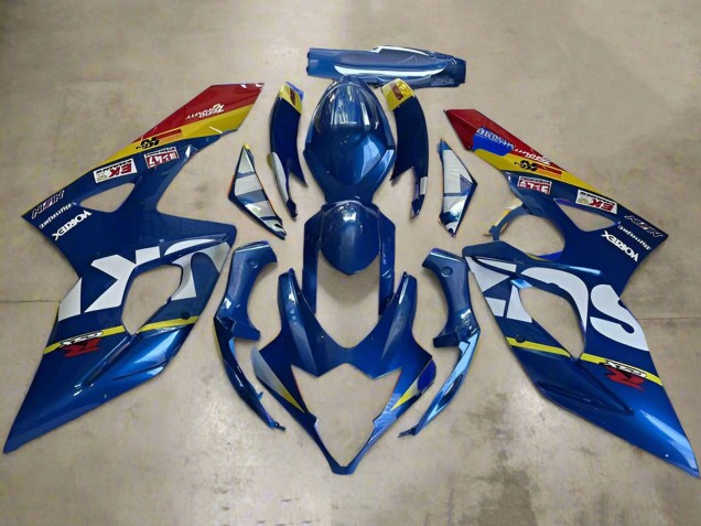 Compra Carenados Moto Suzuki GSXR 1000 2005-2006 - Azul Blanco Amarillo Rojo