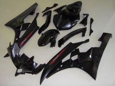 Compra Carenados Moto Yamaha YZF R6 2006-2007 - Negro Brillante Negro Mate Rojo OEM Estilo