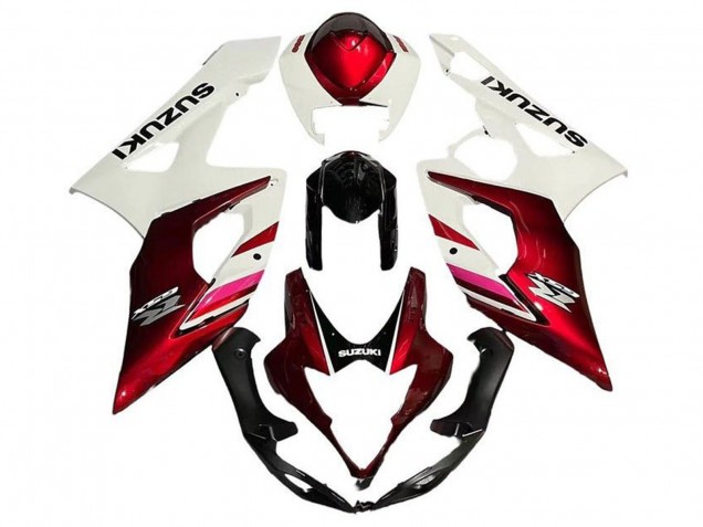 Compra Carenados Moto Suzuki GSXR 1000 2005-2006 - Blanco Rojo Caramelo Negro