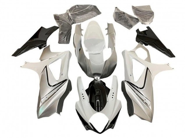 Compra Carenado Moto Suzuki GSXR 1000 2005-2006 - Blanco Brillante Plata Negro