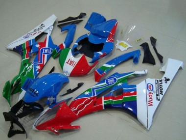 Compra Carenados Moto Yamaha YZF R6 2006-2007 - Blanco Azul Rojo Verde Fiat Motul
