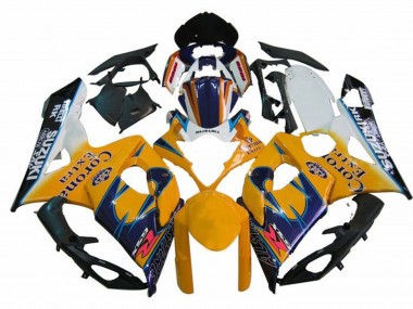 Compra Carenados Moto Suzuki GSXR 1000 2005-2006 - Blanco Amarillo Azul Negro Corona